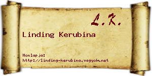 Linding Kerubina névjegykártya